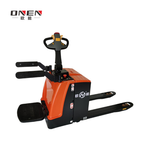 Xe nâng tay điện 2 tấn có bệ đứng lái ONEN CBD20 chuyên dùng để nâng Pallet trong nhà kho