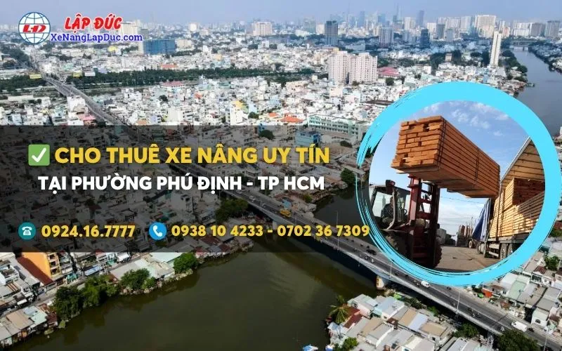 Cho thuê xe nâng điện tại Phường Phú Định giá rẻ ✔️⭐️