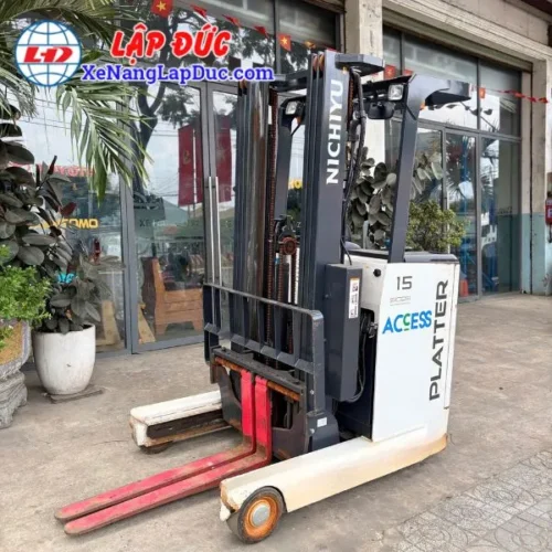 Xe Nâng Điện Đứng Lái 1.5 Tấn NICHIYU FBRMW15-85B-500MFCS