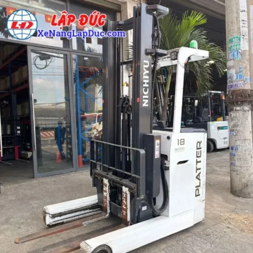 Xe Nâng Điện Đứng Lái 1.8 Tấn NICHIYU FBRW18-80BC-600M